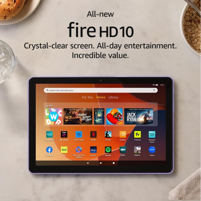 Amazon Fire HD 10 Tablet (10.1", 32GB, 2023, 13th Generation) - Lilac