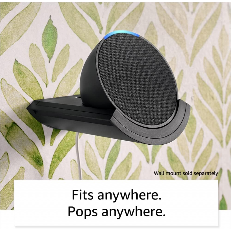 Amazon Echo Pop Smart Speaker - Charcoal