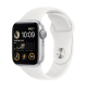 Apple Watch SE 2022 2nd Generation (GPS, 44mm) - Silver Aluminium Case with S/M White Sport Band