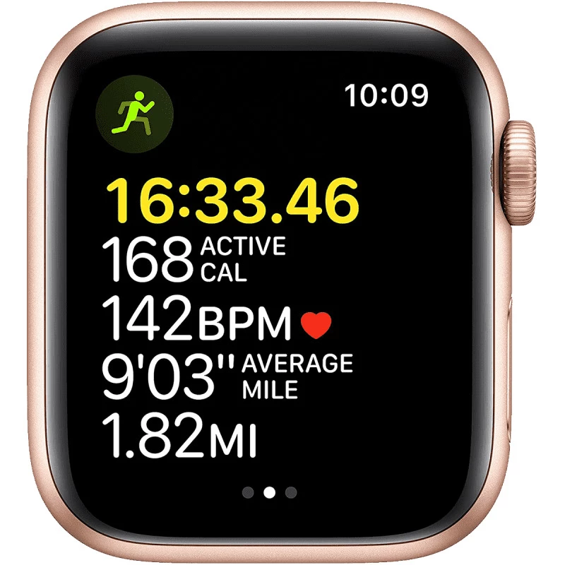 Apple Watch SE (GPS, 40mm) - Gold Aluminium with Sports Band - Starlight