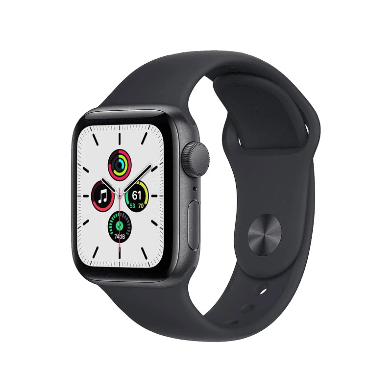 Apple Watch SE (GPS, 40mm) - Space Grey Aluminium with Sports Band - Midnight