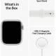 Apple Watch Series 8 (GPS, 41mm) - Silver Aluminium Case with M/L White Sport Band