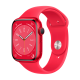 Apple Watch Series 8 (GPS, 41mm) - (PRODUCT)RED Aluminium Case with S/M (PRODUCT)RED Sport Band