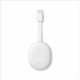 Google Chromecast with Google TV 4K and Voice Remote - Snow