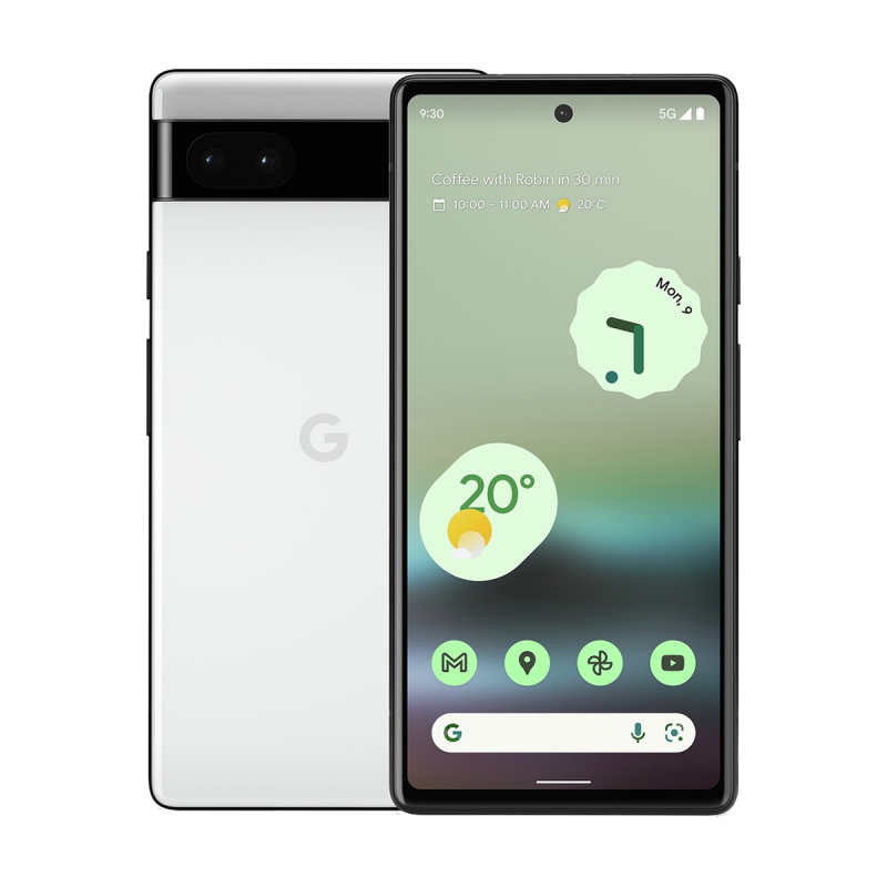 Google Pixel 6a 5G Smartphone (6+128GB) - Chalk