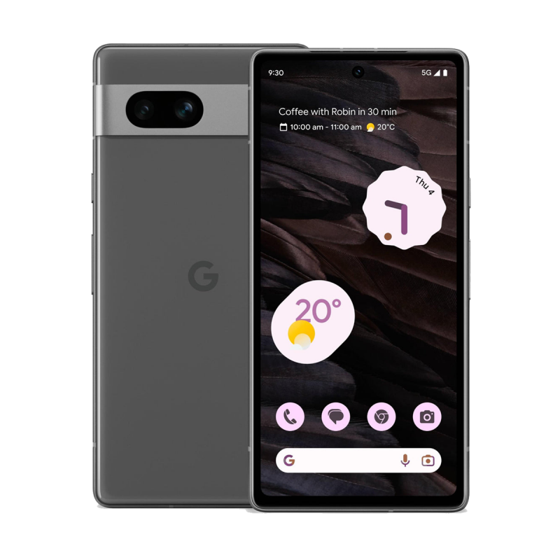 Renewed - Google Pixel 7a 5G Smartphone ( Dual-Sim, 8+128GB) - Charcoal