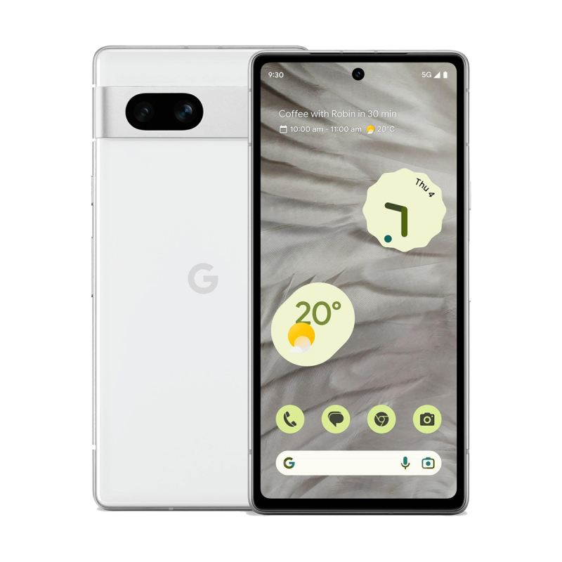 Google Pixel 7a 5G Smartphone ( Dual-Sim, 8+128GB) - Snow