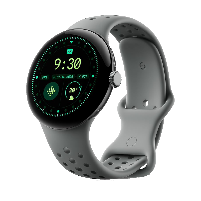 Google Pixel Watch 3 Wi-Fi (45mm) - Matte Hazel Aluminium Case/Hazel Active Band