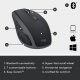 Logitech MX Anywhere 2S Wireless Mouse - Graphite Black