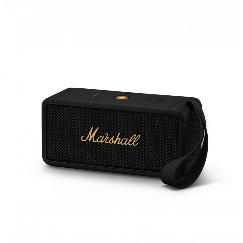 Marshall Middleton Portable Bluetooth Speaker - Black and Brass