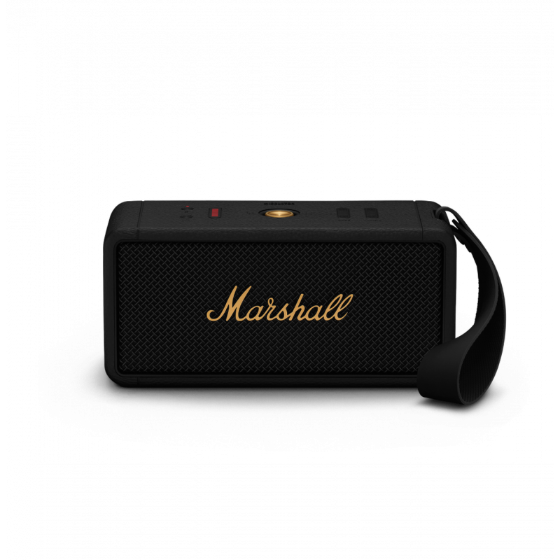 Marshall Middleton Portable Bluetooth Speaker - Black and Brass