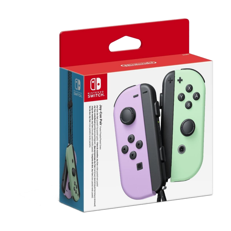 Nintendo Switch Joy-Con (Left & Right, Wireless)  - Pastel Purple/Pastel Green