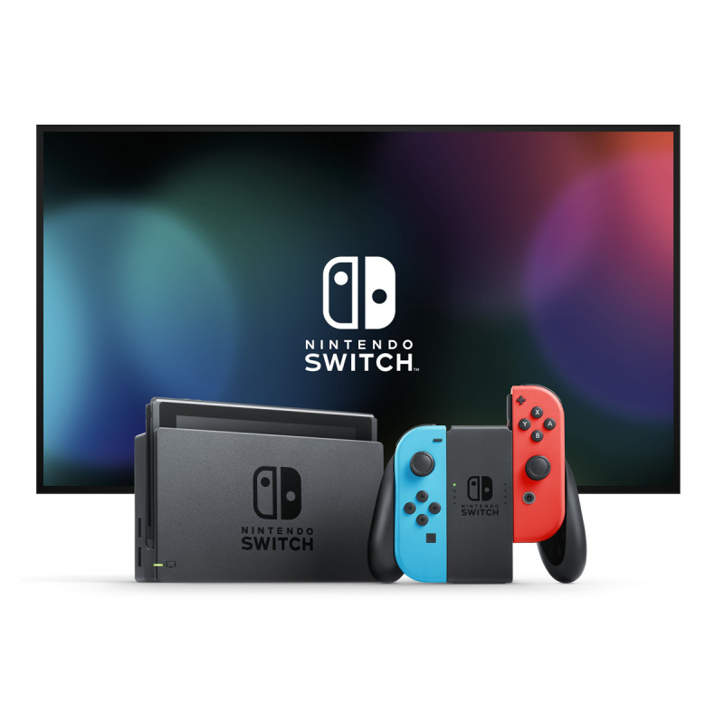 Nintendo Switch Console - Neon Red / Neon blue (Latest Model)