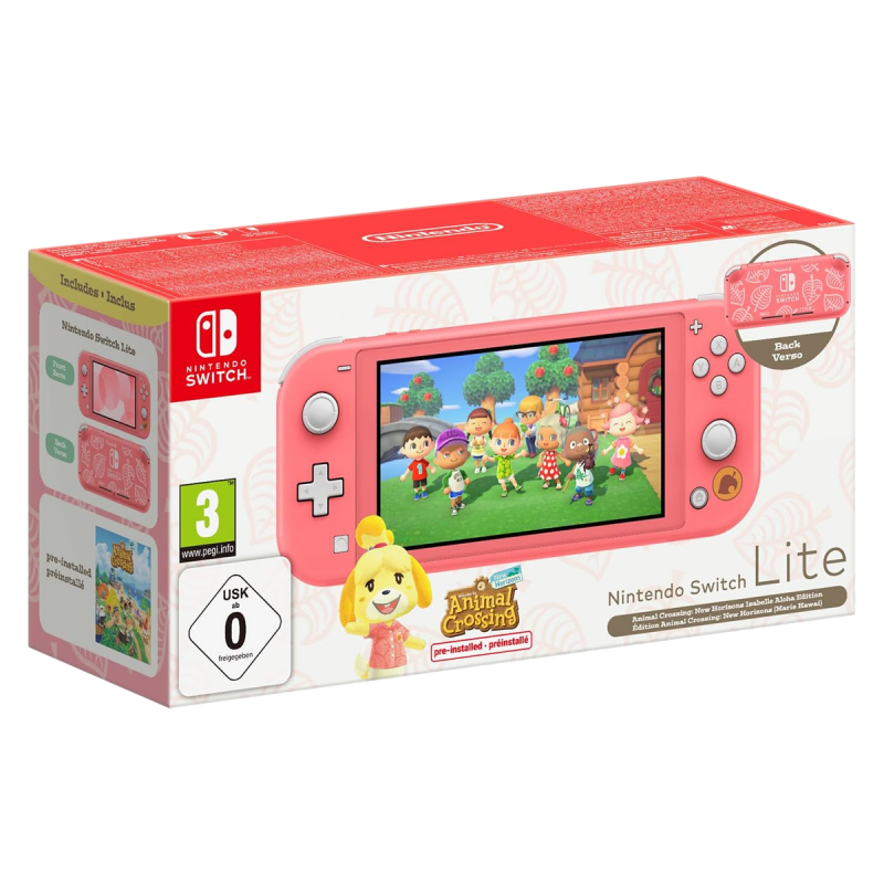 Nintendo Switch Lite Animal Cross New Horizons - Isabelle Aloha