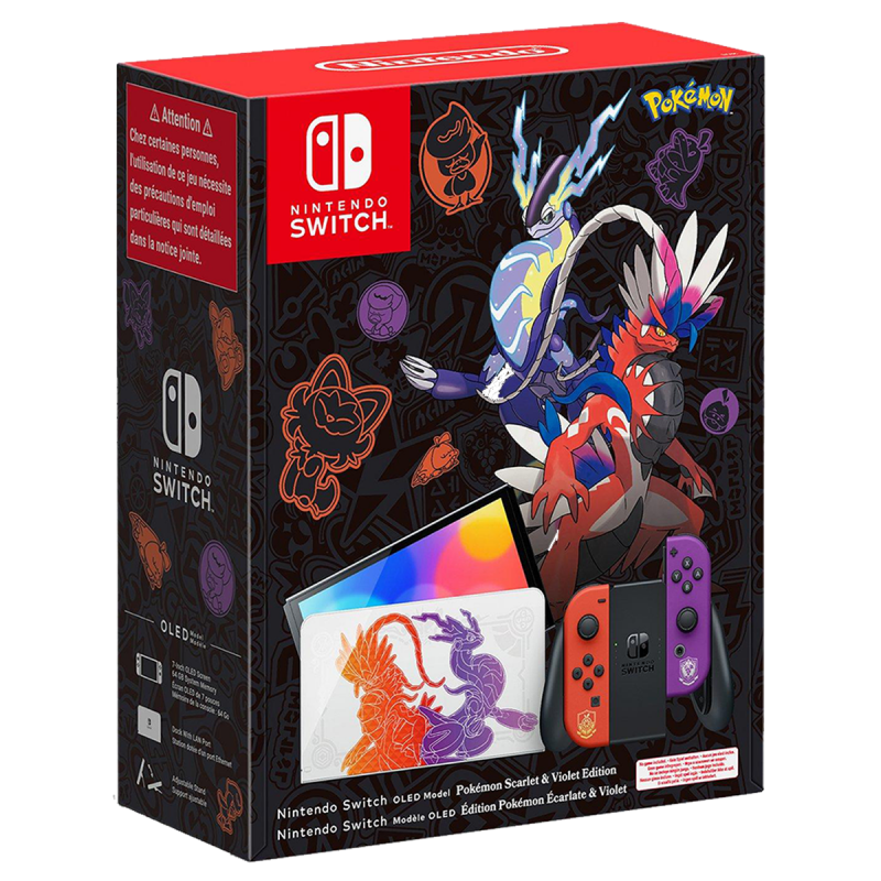 Nintendo Switch OLED Pokemon Scarlet and Violet Limited Edition Console