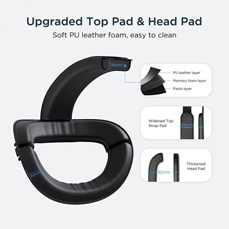 Head Strap for Enhanced Support and Comfort (Compatible with Oculus Quest 2)