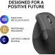 Logitech Lift Vertical Ergonomic Mouse, Wireless - Black