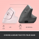 Logitech Lift Vertical Ergonomic Mouse, Wireless - Rose