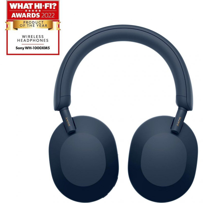 Sony WH-1000XM5 Wireless Noise Cancelling Headphones - Midnight Blue