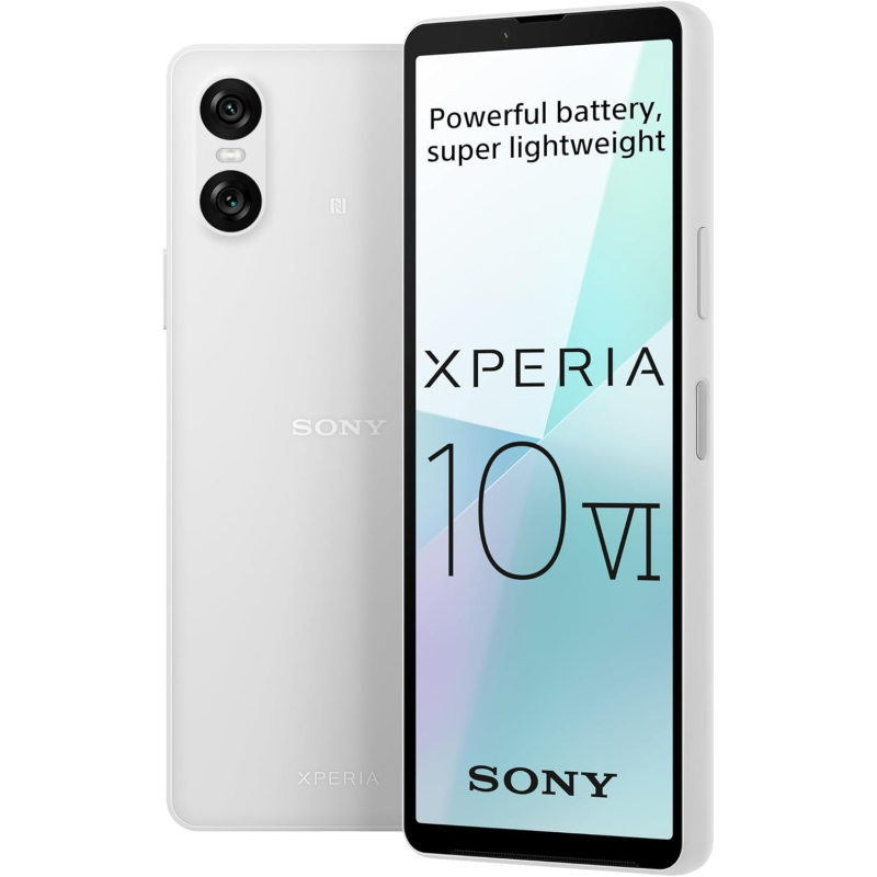 Sony Xperia 10 VI  5G Smartphone (Dual-SIM, 8 +128GB) - White