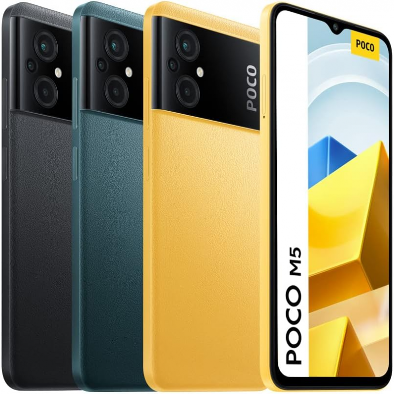 Xiaomi Poco M5 4G Smartphone (Dual-Sim, 6+128GB) - Green