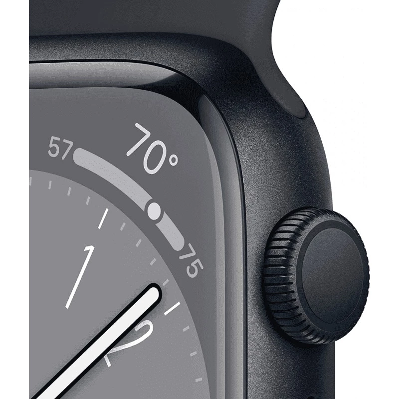 Renewed - Apple Watch Series 8 (GPS, 41mm) - Midnight Aluminium Case with S/M Midnight Sport Band