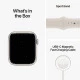 Apple Watch Series 8 (GPS, 45mm) - Starlight Aluminium Case with M/L Starlight Sport Band