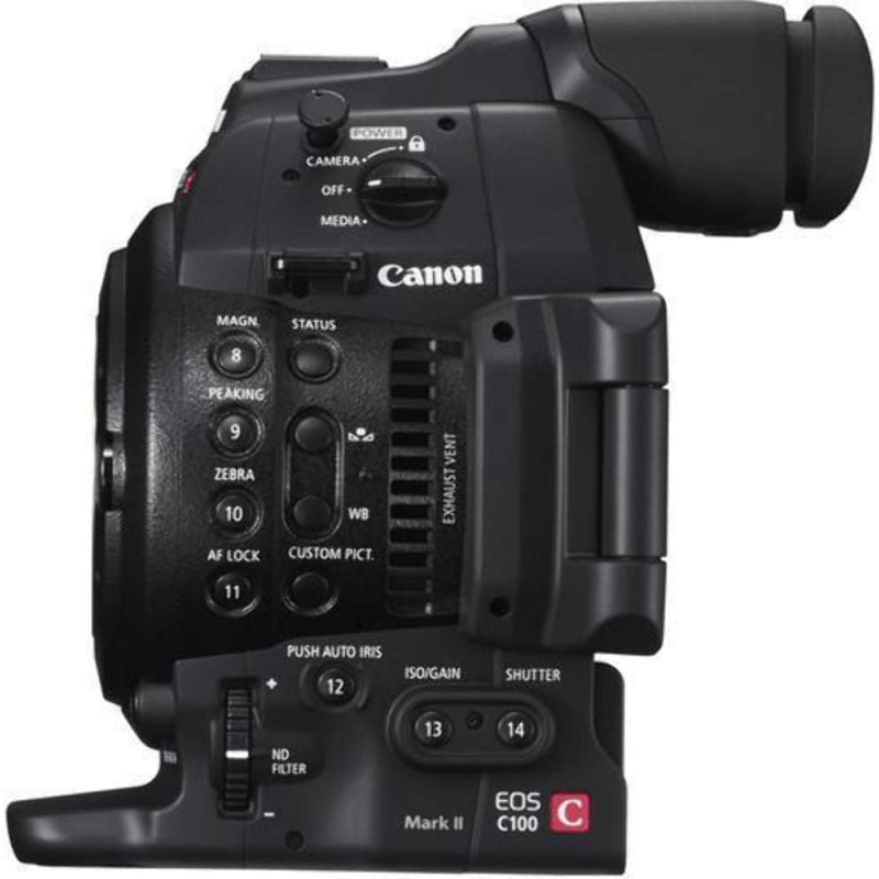 Canon EOS C100 Mark II Cinema EOS Camera with Dual Pixel CMOS AF (EF-Mount)