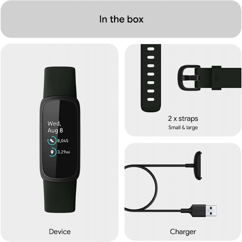 Fitbit Inspire 3 Activity Tracker - Black/Midnight Zen