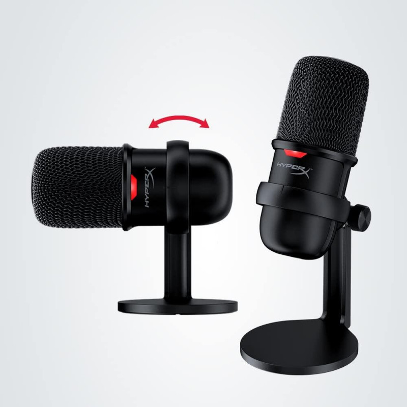 HyperX SoloCast –USB Condenser Gaming Microphone - Black