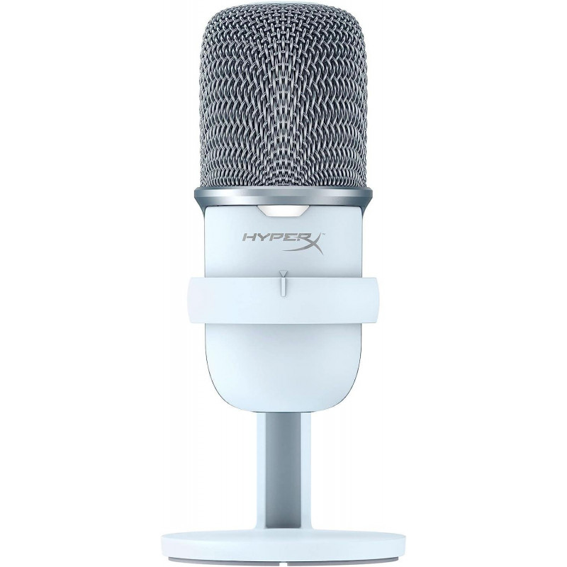 HyperX SoloCast –USB Condenser Gaming Microphone - White