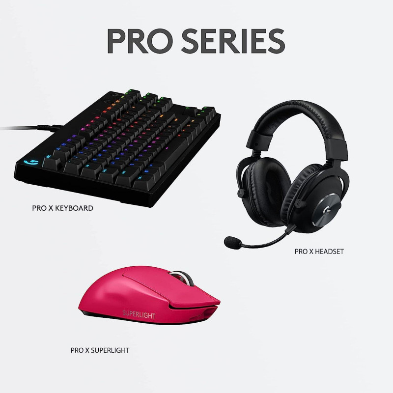 Logitech G PRO X (Superlight Wireless) - Magenta