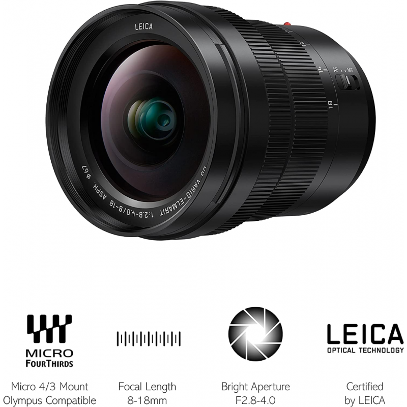 Panasonic Leica DG Vario-ElmarIT 8-18mm f/2.8-4 ASPH Lens