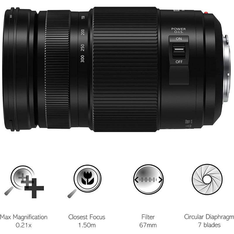 Panasonic Lumix G Vario Ultra 100-300mm f/4-5.6 II POWER O.I.S. Lens