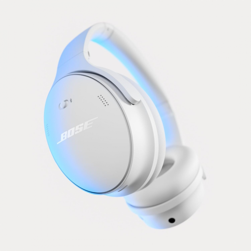 Bose QuietComfort Headphones Wireless Over Ear Noise Cancelling - White Smoke