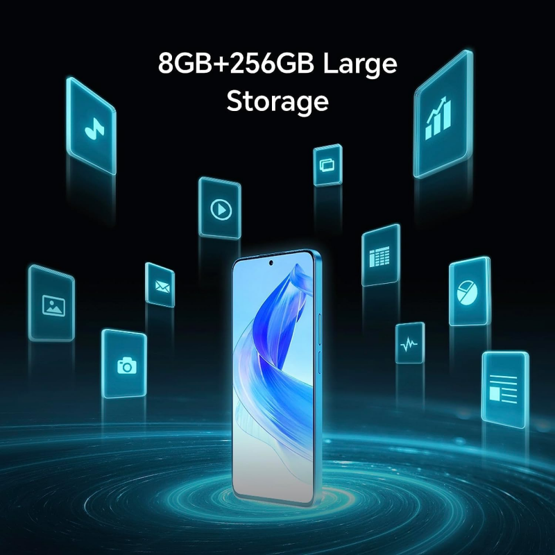 Honor 90 Lite 5G Smartphone (8+256GB) - Titanium Silver