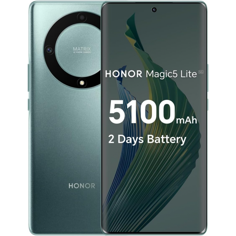 Honor Magic5 Lite 5G Smartphone (8+256GB) - Emerald Green