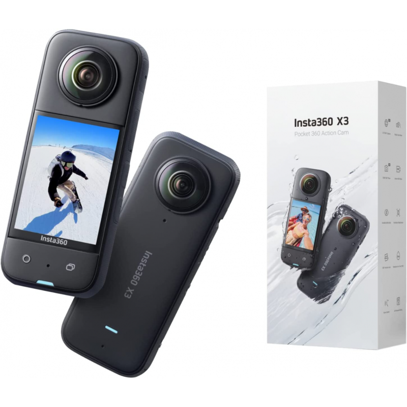 Insta360 X3 - 360 Degree Waterproof Action Camera