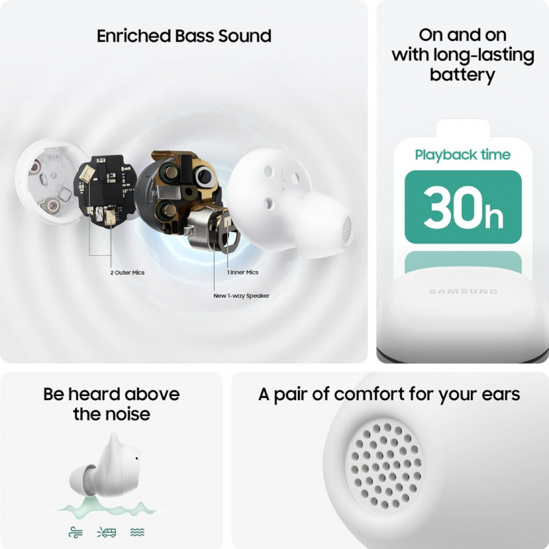 Samsung Galaxy Buds FE - White