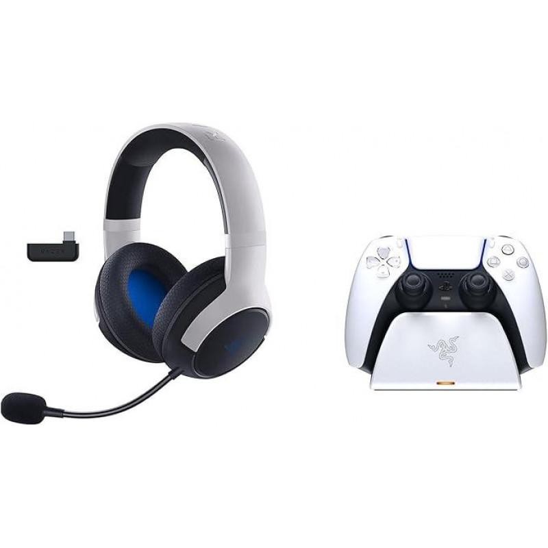 Razer Legendary Bundle Wireless Headset and Quick Charging Stand for PlayStation