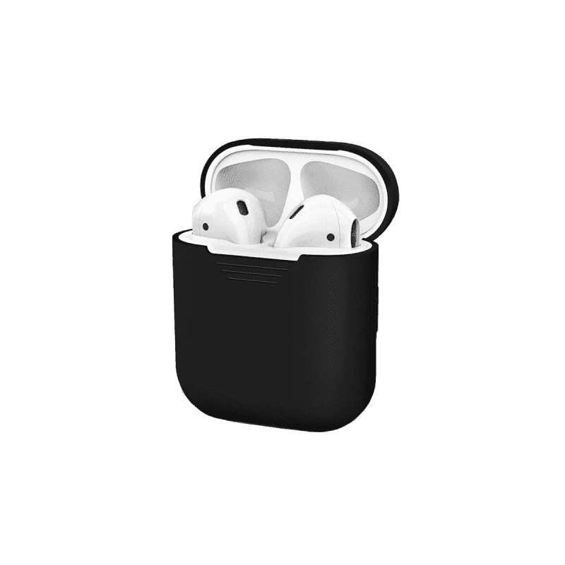 Liquid Silicone Case for Apple AirPods  - Black