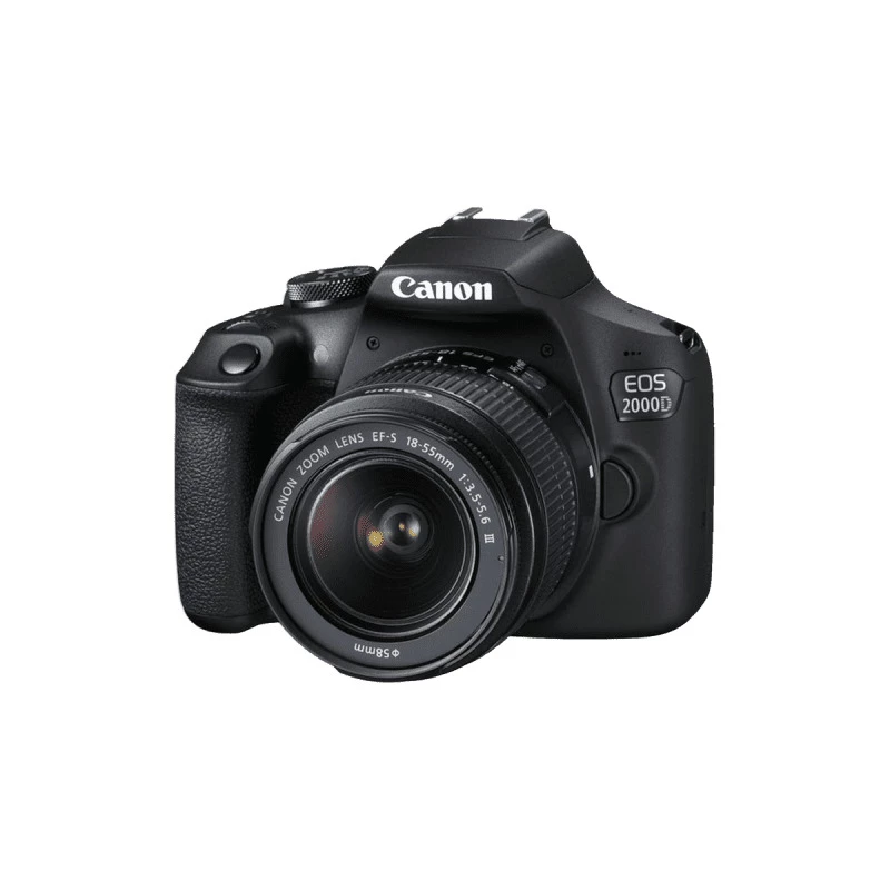 CANON EOS 2000D DSLR Camera with EF-S 18-55 mm f/3.5-5.6 III Lens